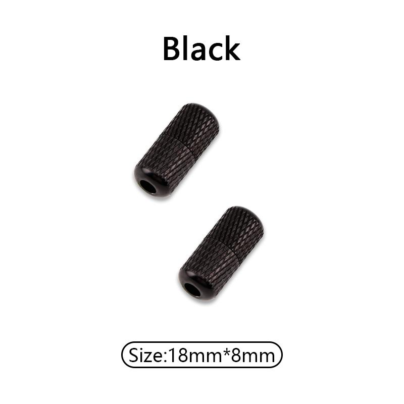 1 Pair Aluminum Capsules Lock Shoelaces Sneakers Buckle Metal No Tie Shoe Laces Colorful Lock Buckle Kits Shoelace Accessories
