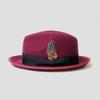Cappello Panama Vintage Piume Cappello a Tesa Piatta Unisex Cosplay Festa Costume Cappelli Fedora
