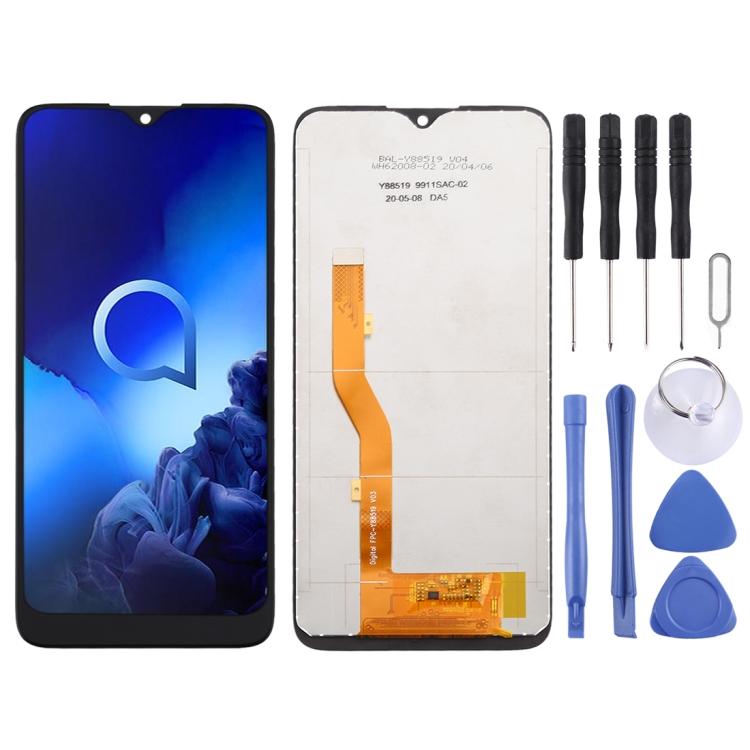 

OEM ЖК-экран для Alcatel 1SE 2020 / 5030 с дигитайзером в сборе (черный) чёрный