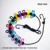 Portable No-Punch Travel & Home Clothesline with Storage Clips for Drying and Outdoor Use