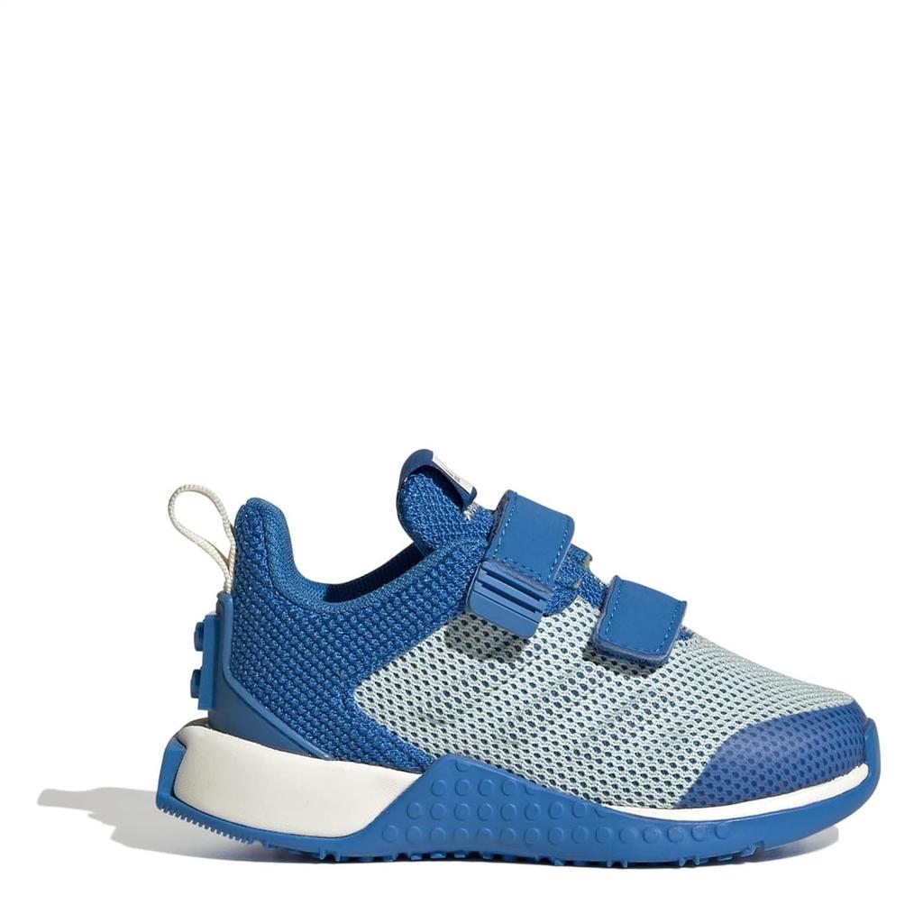 LEGO SPORT Pro Comfort Junior Running Shoes for Boys and Girls, Sizes 12-16cm, Shock Blue/Off-White/Red (GZ2410), 12.0 cm