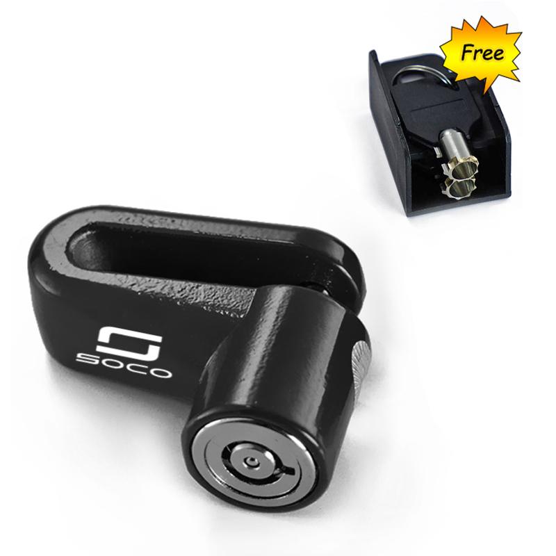 

Для Super Soco CPx CUmini CUx TC 50 TC Max Wanderer TCMax 2019-2025 Motor Lock Security Anti-theft Protection Disc Brake Lock чёрный