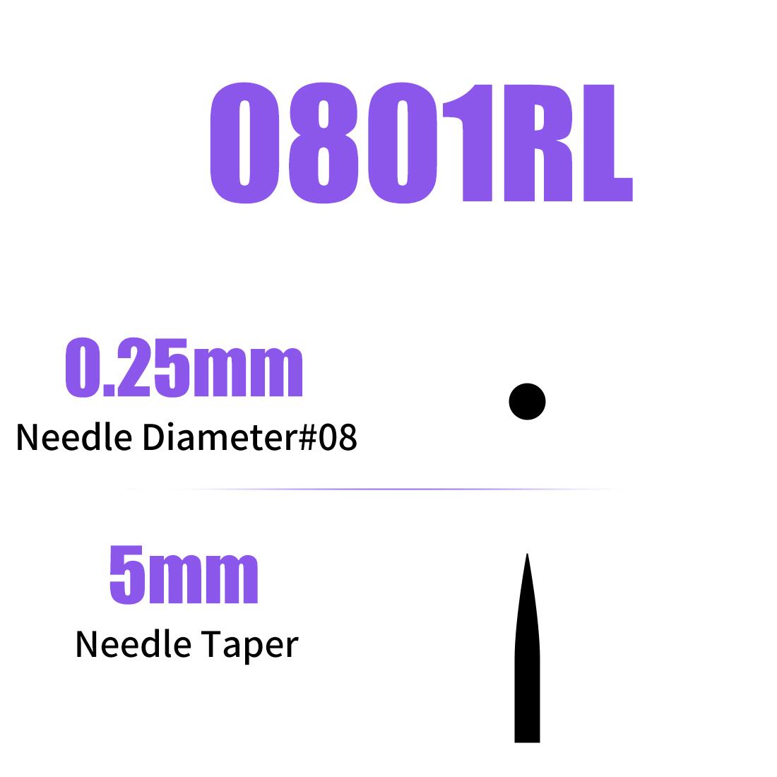 Mast Ocean Heart PMU Tattoo Cartridge Needles 1RL Disposable Permanent Makeup Lip Eyebrow Round Liner SMP Microblading Supplies 1RL 08 0.25mm