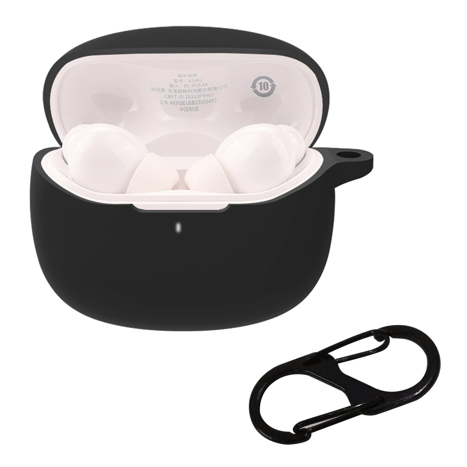 

Защитный чехол для беспроводных наушников, подходит для крышки Anker-Soundcore-R100, противоударный моющийся силиконовый противопыльный чехол чёрный