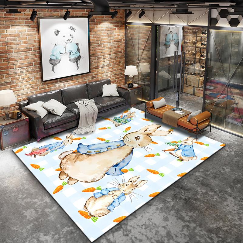 Peter Rabbit Carpet Rug For Living Room Bedroom Home Sofa Decoration Kids Play Nonslip Floor Mat