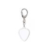 1pc Guitar Pick Holder Keychain - Heart-Shaped with Secure Lid, Durable Acrylic Guitar Pick Organizer for Musicians,Music Lovers