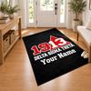 Delta Sigma Theta 1913 Custom Name Personalized Rug Non‑Slip Doormat Floor Carpet Housewarming Birthday Gift for Family Friends