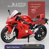 Kawasaki 1:12 Model de motocicleta din aliaj Ducati cu sunet pentru copii