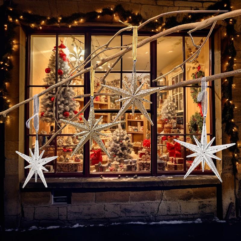 1 Stück Wiederverwendbar Neujahr Acryl Geschenk Weihnachten DIY Hängen Festival Dekoration Hochzeit Anhänger