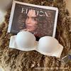 Half Cup Glossy Underwear Female Sexy Versatile Upper Support Anti-sagging Adjustment Type Small Chest Gathering Seamless Bra Cover Summer
