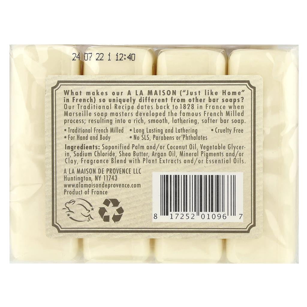 Hand & Body Bar Soap, Sweet Almond, 4 Count, 3.5 Oz Each