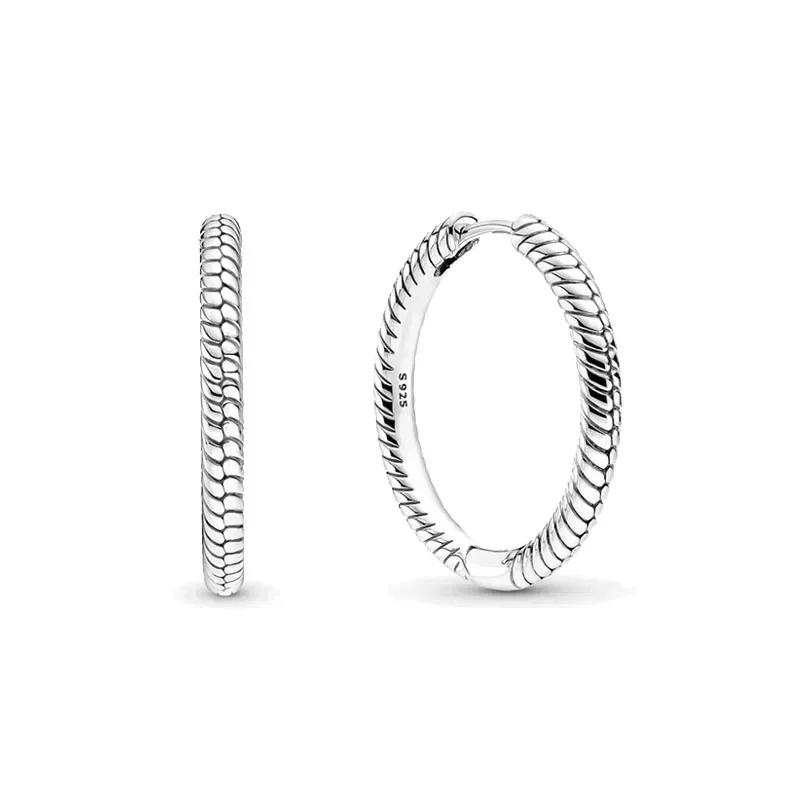 925 Silver Heart Earrings Exquisite Shiny Circular Light Luxury Jewelry Perfect Festive Gifts for Her