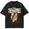 New  Dragon Ball Super Saiyan  Quality TShirt Men and Women Cotton Vintage Washed Print Retro Streetwear Sports Tops