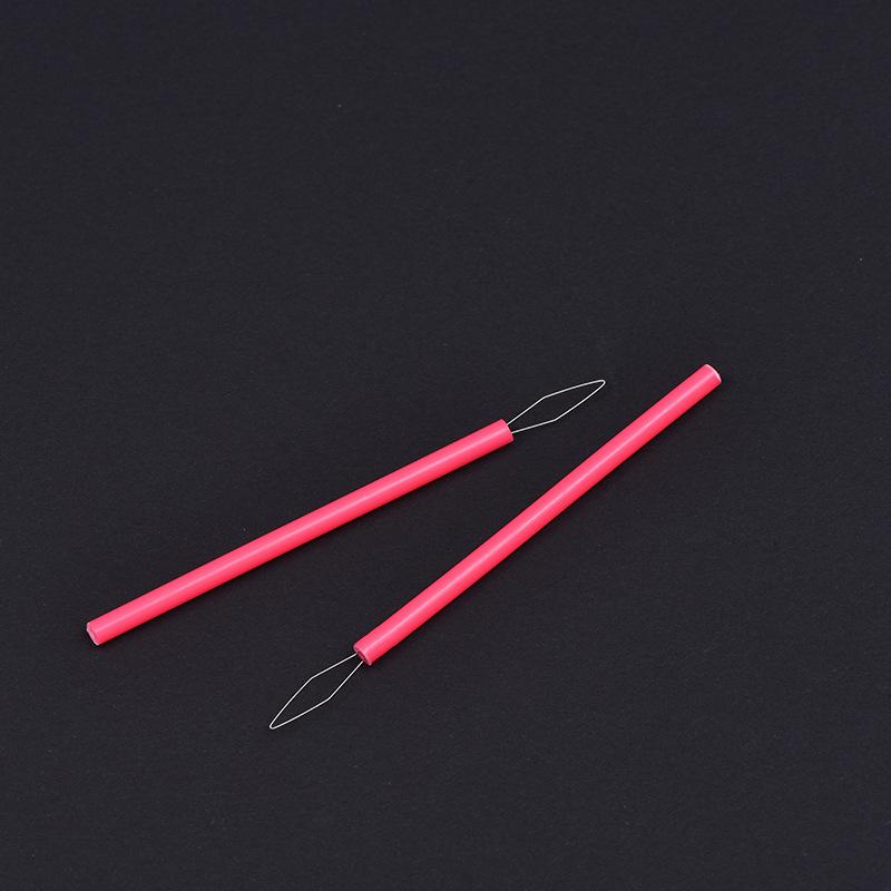 10Pcs Leader Beader Threading Needle Sewing Tools Cylindrical Colorful Needle Threader Sewing Threader Diy Accessories