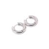 Glossy Stainless Steel Hoop Earrings For Women Men Hip Hop Steapunk Round Oval Heart Black Gold Silver Color Huggie Jewelry Gift