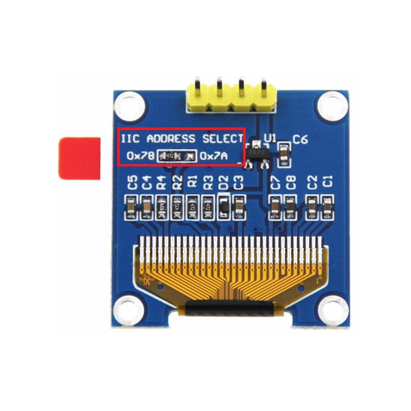 Raspberry Pi 4B OLED Display Module - 0.96" for CPU Temp & HDD Info (SSD1306)