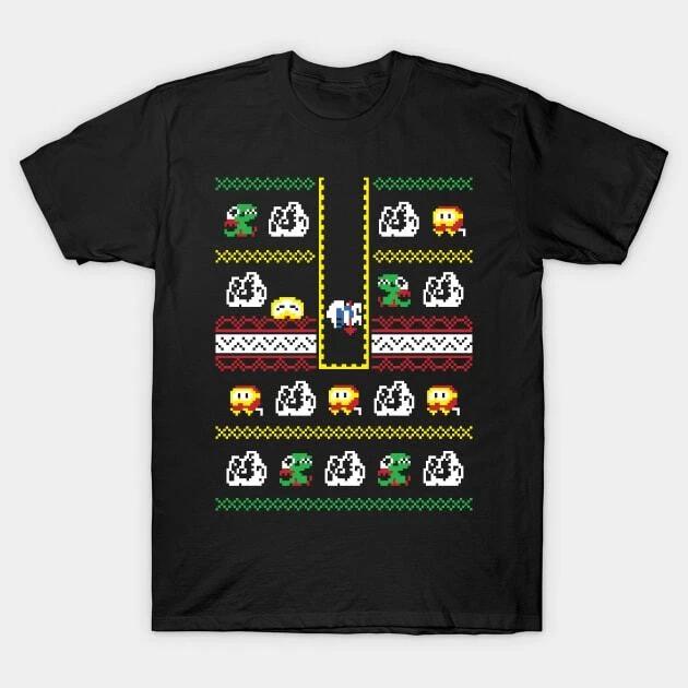 Ugly Christmas Sweater I Dig Christmas Made in Australia T-Shirt M