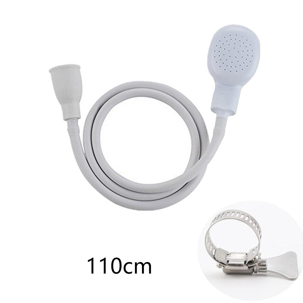 

Long lasting Rubber Push On Shower Hose & Head for Single Tap Spray Mixer Tap Suitable for Bath and Basin Taps