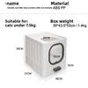 Enclosed Cat Litter Box with Pull Out Drawer Large Anti-Splash Odor Control Litter Tray Closed Kitty Litter Box for Indoor Use