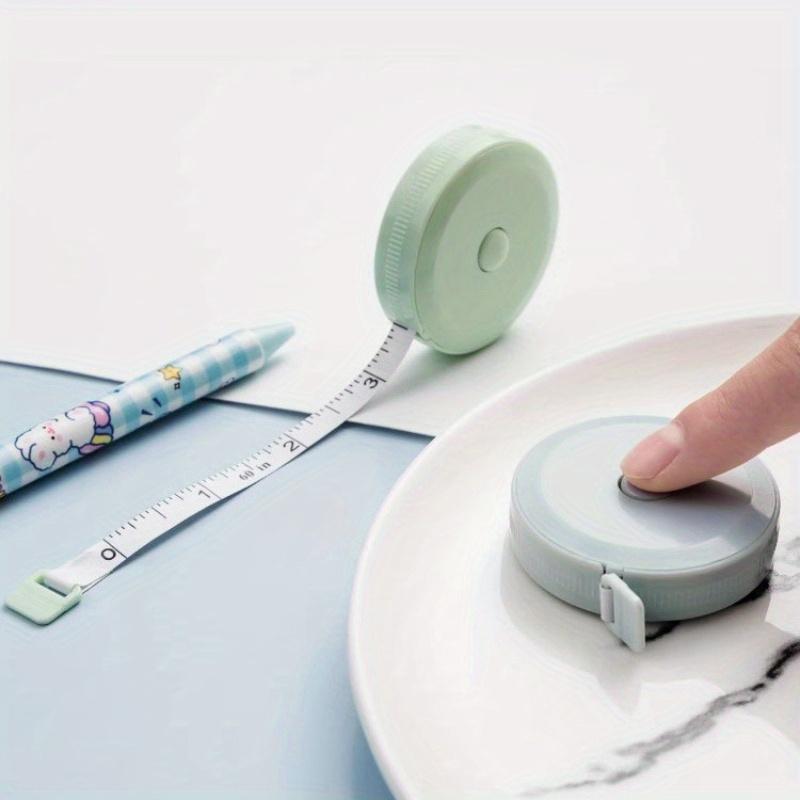 Random 1pc Compact & Portable PVC Tape Measure - Ideal for Body Measurements, Waist, Chest, and Clothing Fit - Lead-Free