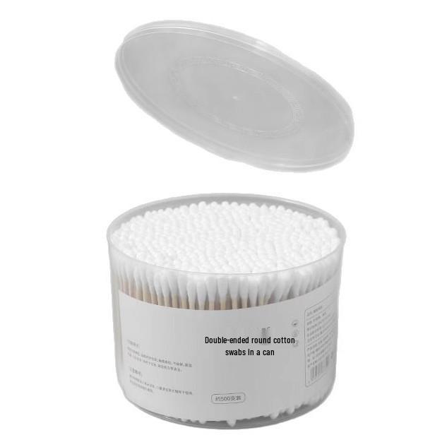 New! Cotton Swabs - Dual-Ended, Disposable, Odorless for Ear Cleaning & Makeup. Boxed.
