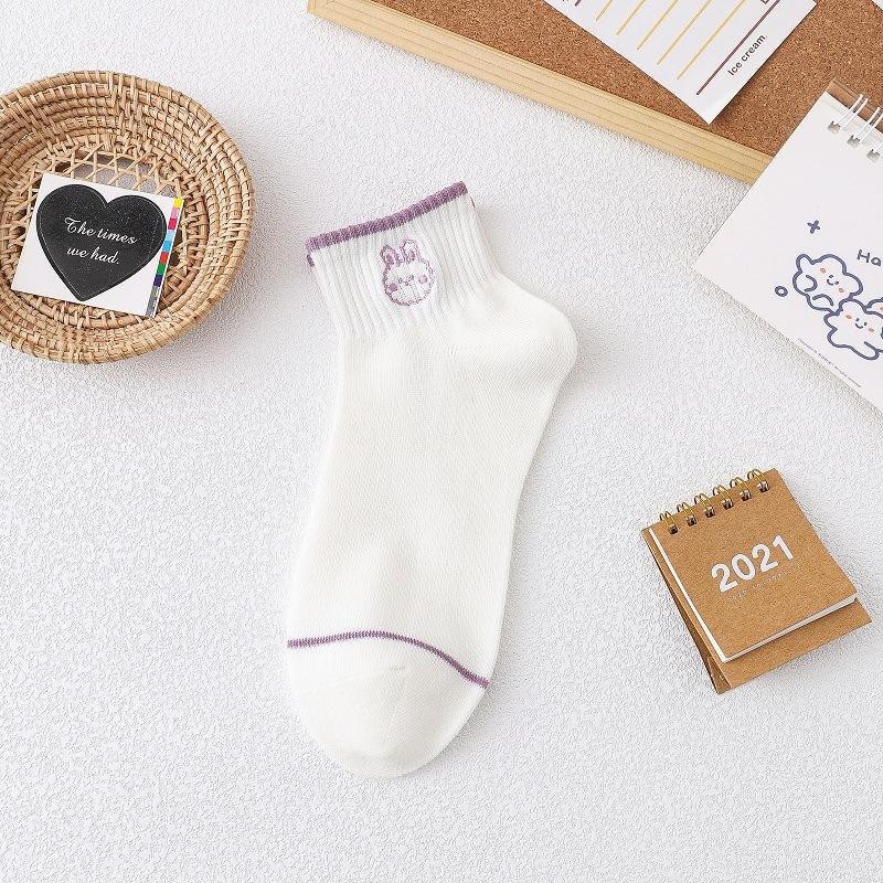 Womens Ankle Socks Bear Fun Novelty Pattern Soft Cotton Socks Low Cut Athletic Casual Cute Socks