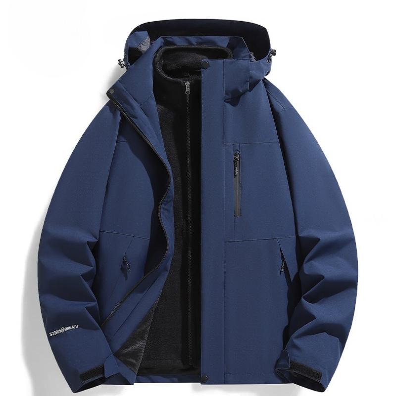 Women's Jacket Jacket Jacket Jacket In Winter Outdoor Three-in-One Removable Two-piece Mountaineering Suit Couple