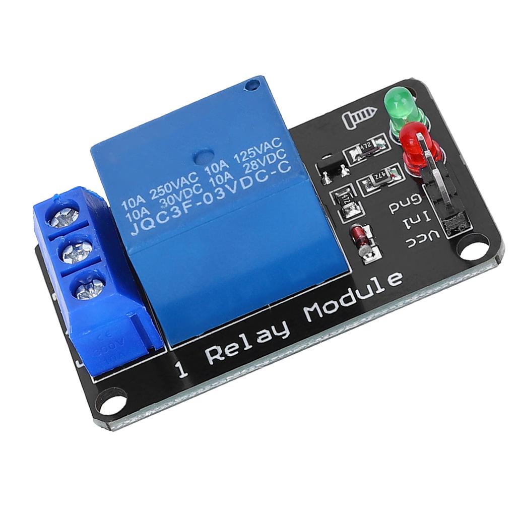 1 Relay Module Device Electronic Control Accessories Without Optocoupler Blackboard 3.3V