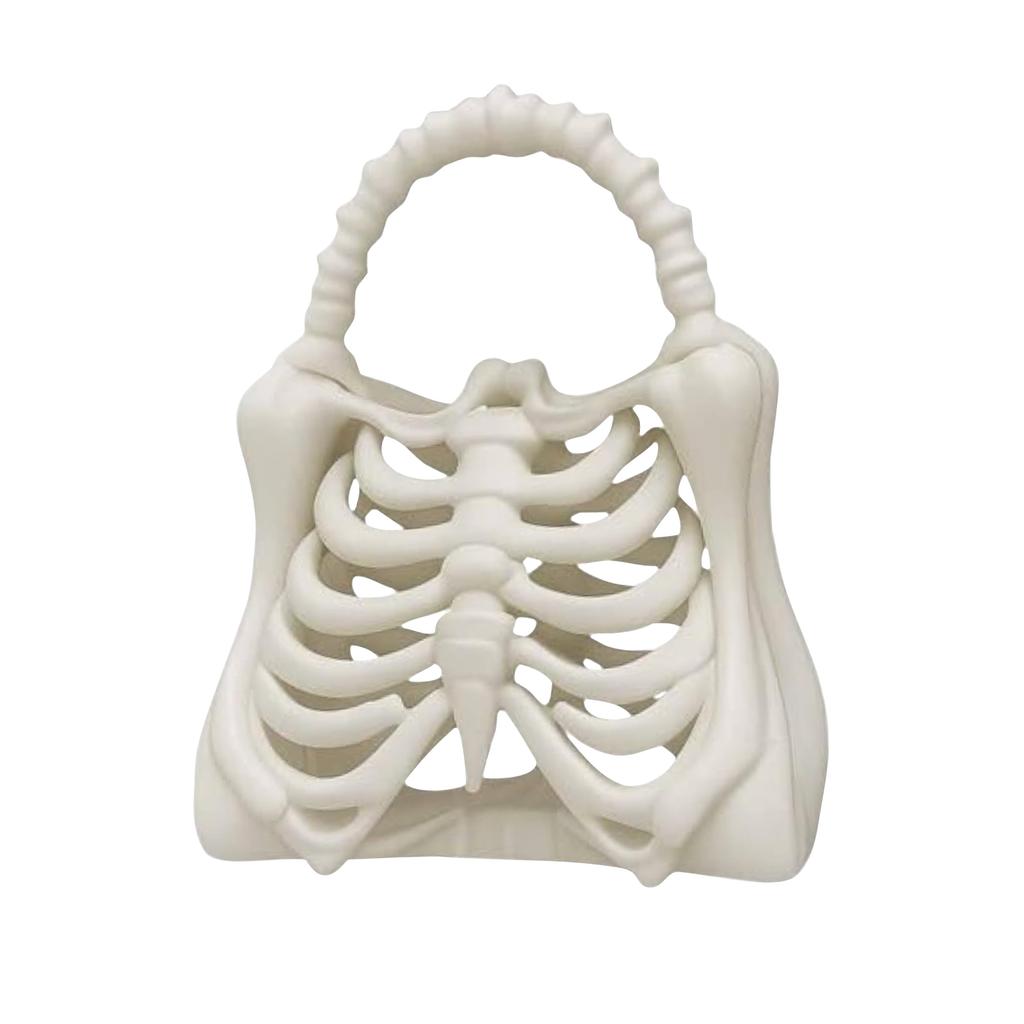 Weird Rib Handbag, Anatomical Dark Accessories