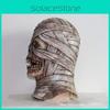 Mummy Latex Halloween Mask With Diy Terror Design For Costumes And Holiday Parties