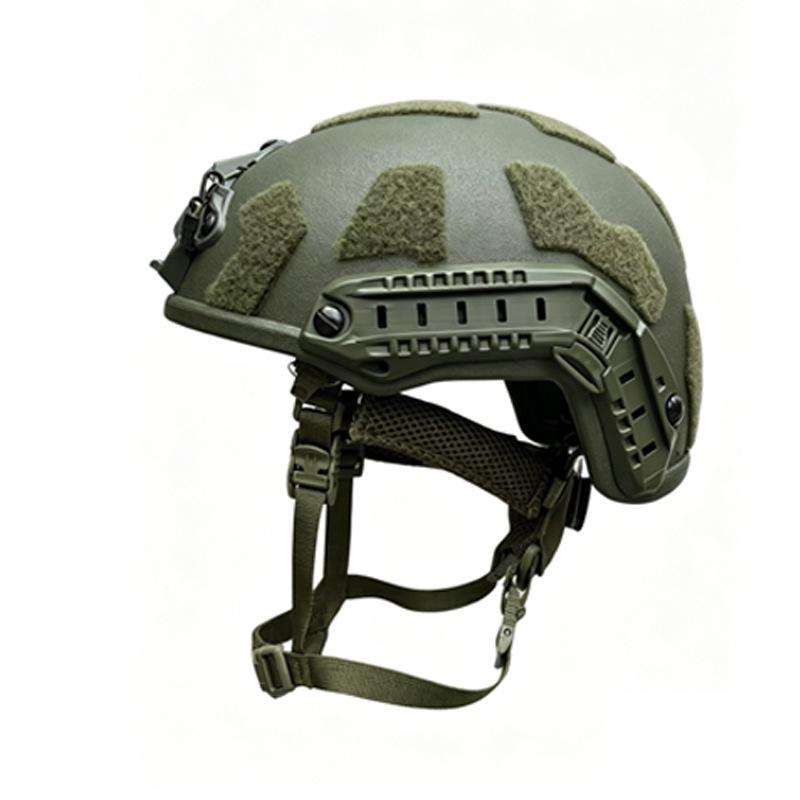 Fast Fiberglass Tactical Helmet with Wendy Liner and SF Velcro Strap One Size