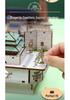 Landmark City Rotating Wooden Music Box DIY Birthday Gift