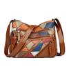 New Soft Leather Bag Women's Fashion Large-capacity Multi-layer Middle-aged and Old Mother Bag Women's Casual Messenger Bag
