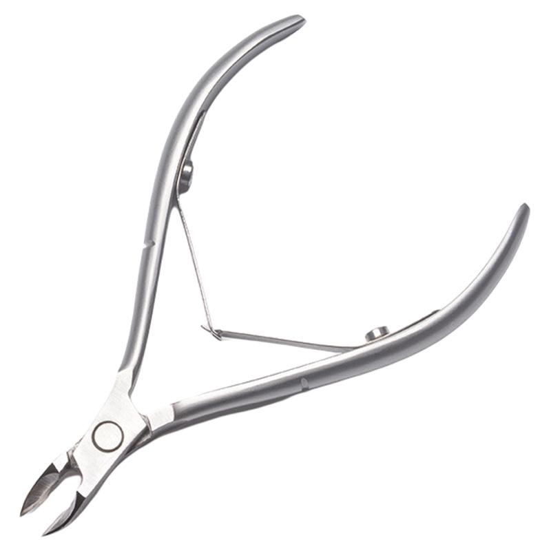 Nail Tools Slant Mouth Dead Skin Scissors & Pliers Set, D-501 - Silver/Colored, Three-Piece