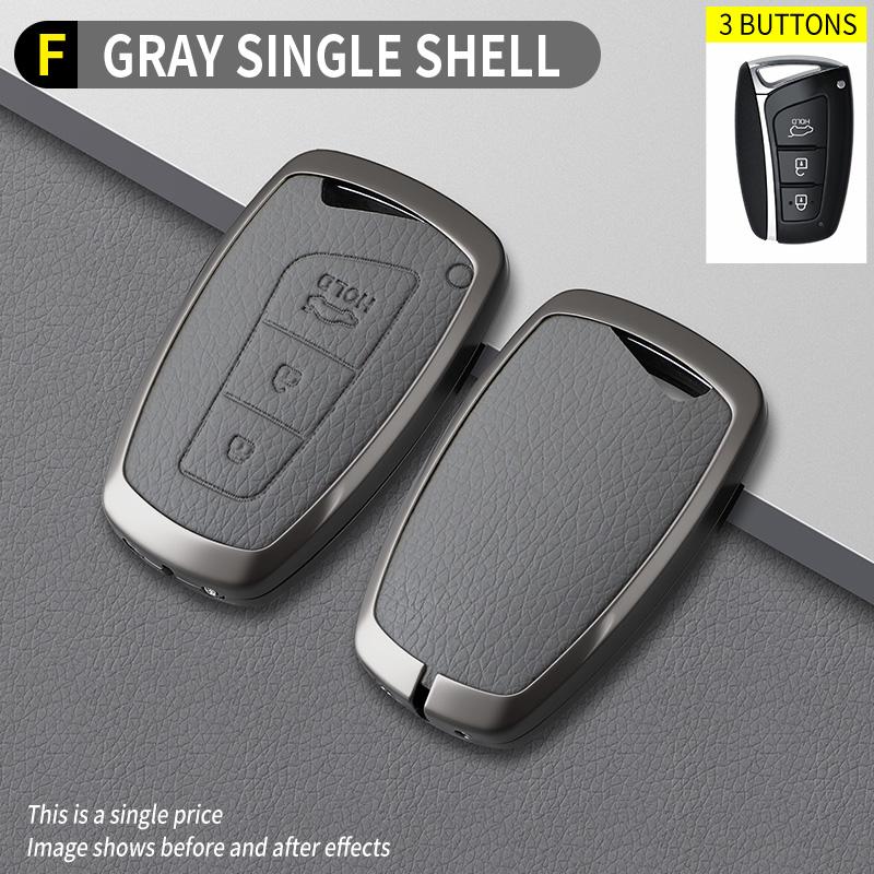 

Car Accessories Key Case Holder Cover Chain For Hyundai Solaris Genesis IX35 IX45 Grand Santa Fe 3 Kona Ev Grandeur GN7 IONIQ