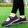 Fashion Women's Summer Hollow Breathable Flat Bottom Outdoor Hiking Non Slip Soft Soled Sports Shoes Comfortable Lazy Casual Shoes 35-43