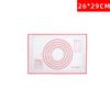 Multi-size Non-Stick Silicone Mat Pastry Cake Paste Flour Kneading Dough Mat Table Mats Baking Sheets Liners Pad Kitchen Tools