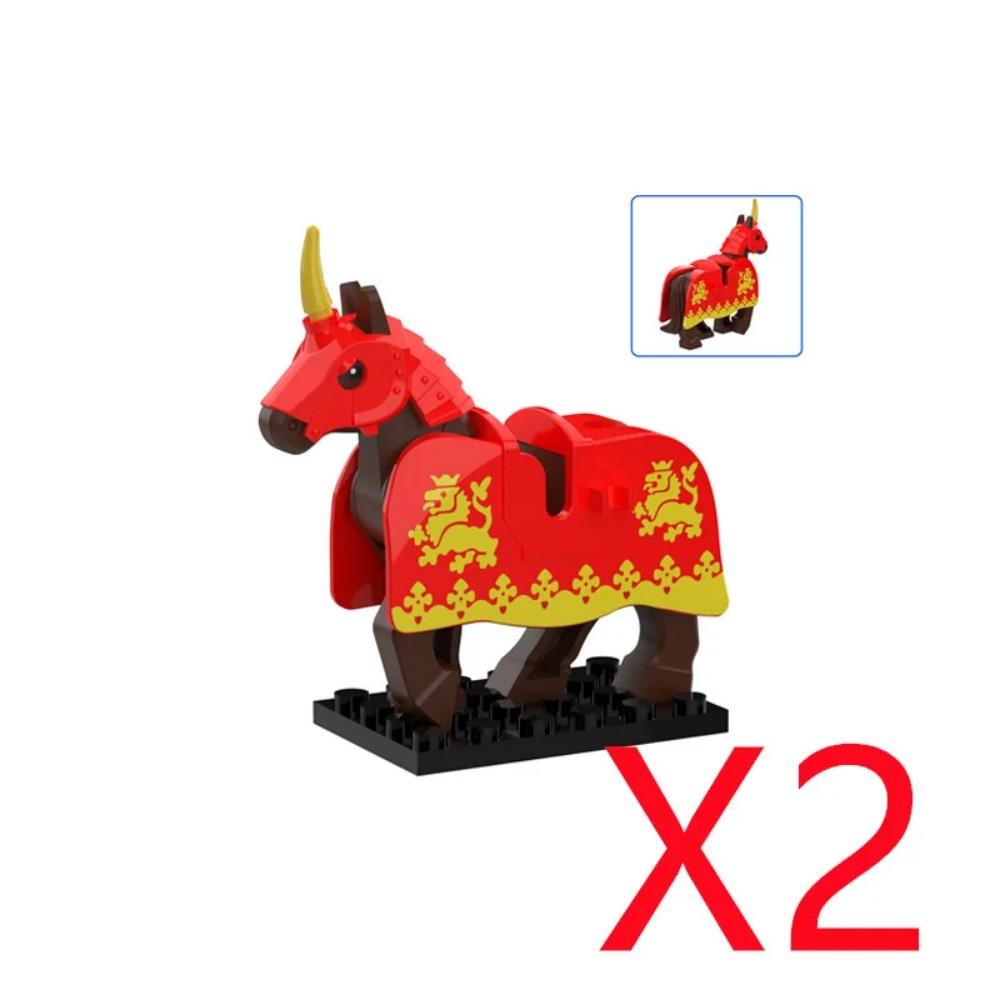 

3-8СМ Строительная игрушка Средневековая военная архитектура Строительные блоки Персонаж Рыцарь Боевой конь Щит Конь Веревка Седло Креативные аксессуары Подарок Игрушка