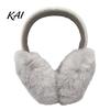 Warm Head Accessories for Winter Women's Ear Muffs, Soft Faux Rabbit Fur Warmers Adjustable Fuzzy Muffs Cycling Sports Commuting, Plush Fluffy