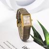 Klassische Vintage Lederarmband Wasserdichte Quarz-Uhr