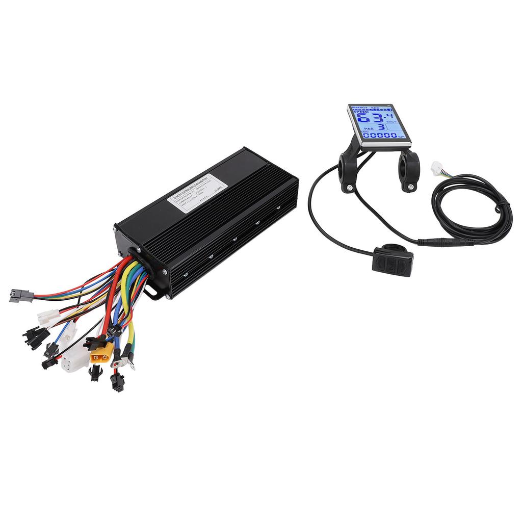 Controller a Onda Sinusoidale a 3 Modalità 40A 36V 48V 52V con Display LCD M5 Kit Controller Motore per Bicicletta da Montagna