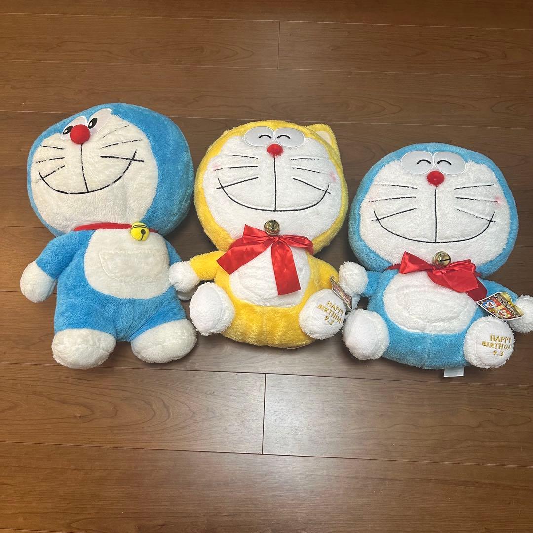 Doraemon stuffed toy set of 3 sold in bulk