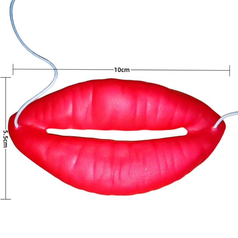 Большие губы реквизит Красные губы Штучки для розыгрыша Косплей реквизит Большие губы Игрушки для розыгрыша Колбаса рот Декор Маска для лица Латекс Фото реквизит Смешные