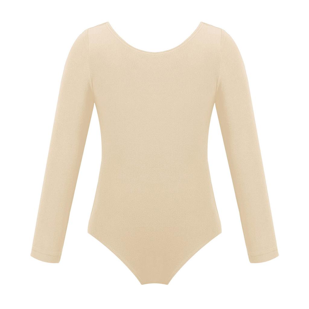 Dětský balet Body Dlouhý rukáv Kostýmy Taneční třídy Gymnastický trikot pro holčičku