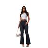 Spring and summer new slim-fitting micro-pull jeans women's high-waisted and thin hip-lifting horseshoe pants