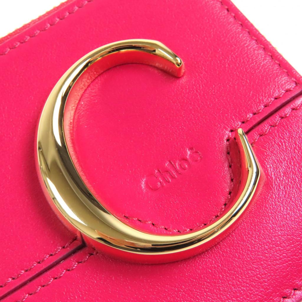 Pristine Chloe Coin case Zipper Small Purse Leather Fragment Case leather Used