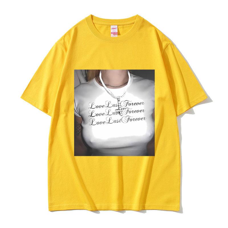 Láska trvá věčně Destroy Lonely Ken Carson Skvělý chaos Tričko Rap Playboi Carti Opium Trička Pánská móda Letní trička