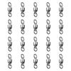 20Pcs Stainless Rolling Swivels Bearing Fishing Swivels Line Connector Barrels Swivels Connectors Fishing Accessory