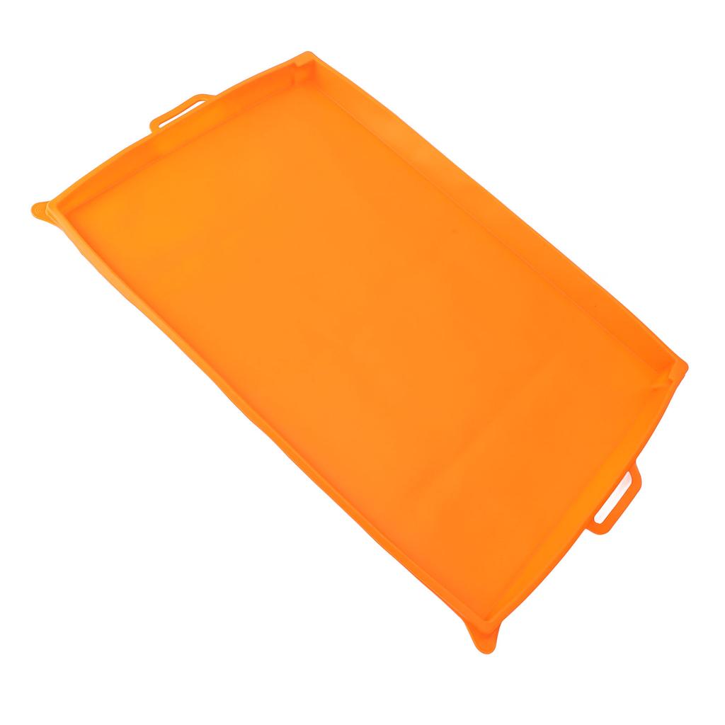 BBQ Grill Mat, Food Grade Folding Grill Mat, BBQ Grill Accessory, Outdoor Grill, Orange