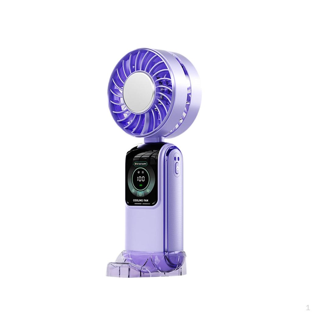 Cooling Fan 100 Adjustable Speed Quiet Desk Table with LED Display Portable for Fitness Camping